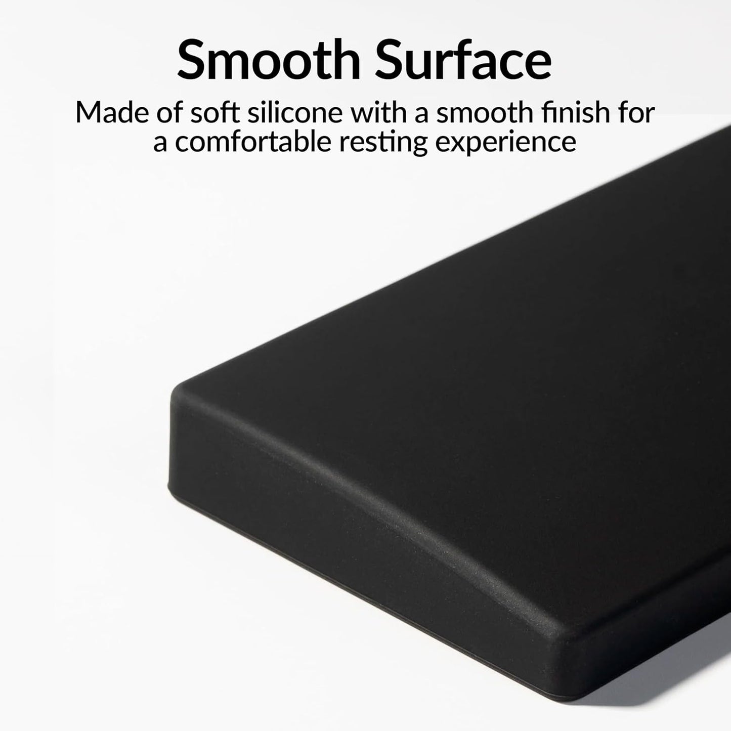 Ergonomic Silicone Wrist Rest for Keychron Q3 / Q3 Max / V3 / V3 Max / C3 Pro,14.37" Honeycomb Non-Slip Palm Rest, 80% TKL Mechanical Keyboards with Typing Pain Relief