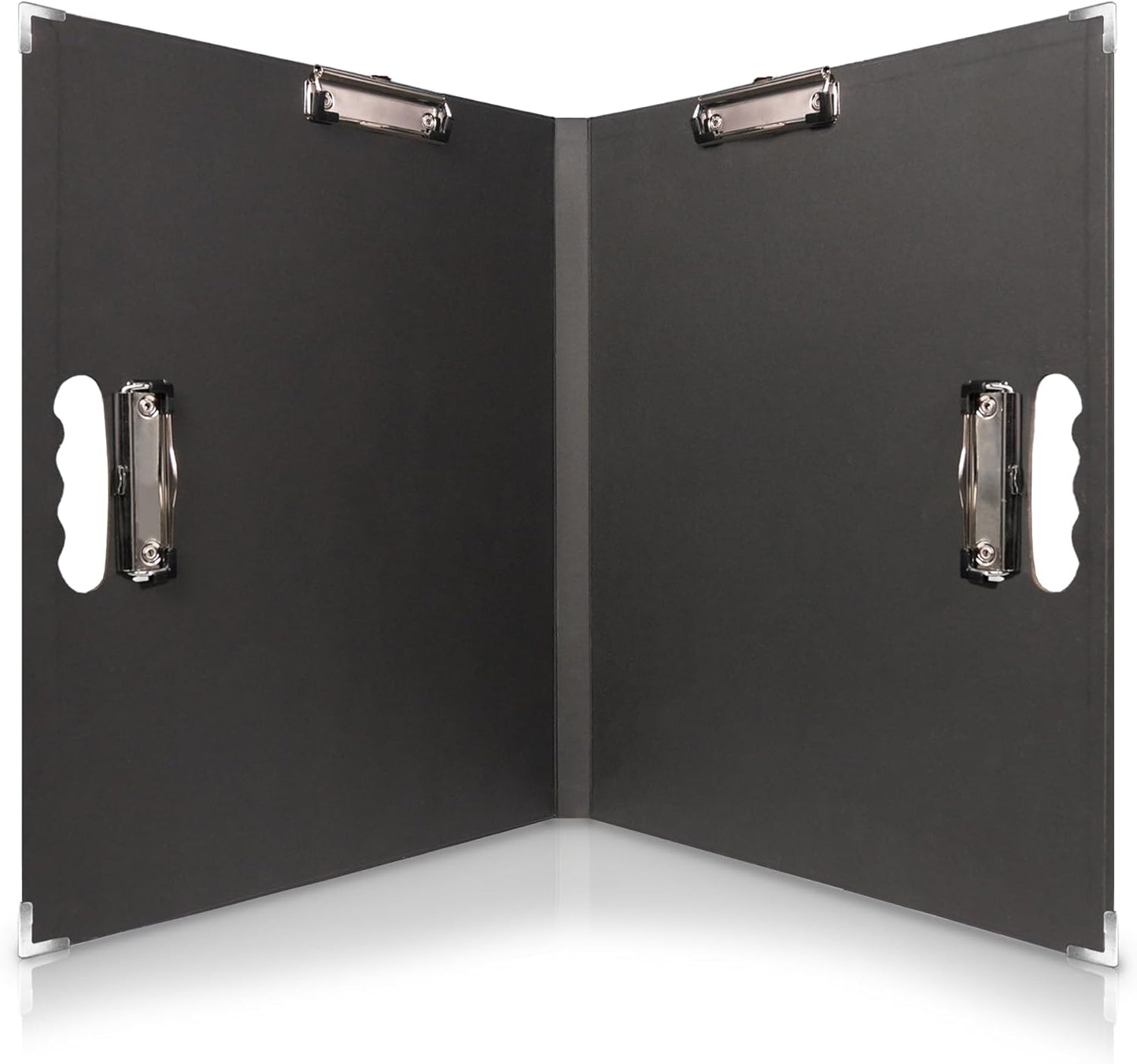 18x24 Clipboard - Foldable 18x24 File Folder & Drawing Board - Folds to 11x17 Clipboard, 4 Clips, Corner Protectors, Portable Art Portfolio, Architecture Folder, 11x17 Binder, Portfolio Binder (Green)