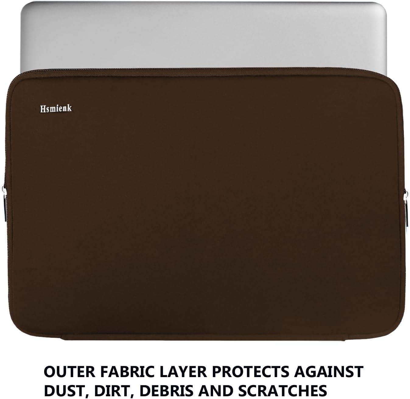 Laptop Sleeve 15.6 Inch, Durable Shockproof Protective Cover Flip Case Briefcase Carrying Computer Bag Case Compatible with 15.6 Inch HP, ASUS, Lenovo, Acer, Notebook, Computer, Black