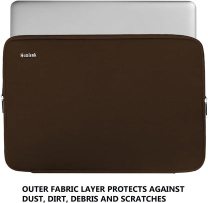 Laptop Sleeve 15.6 Inch, Durable Shockproof Protective Cover Flip Case Briefcase Carrying Computer Bag Case Compatible with 15.6 Inch HP, ASUS, Lenovo, Acer, Notebook, Computer, Black