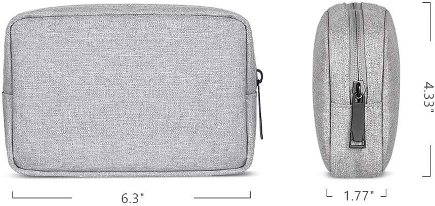 Universal Electronics/Accessories Soft Carrying Case Bag, Durable & Light-weight,Suitable for Out-going, Business, Travel and Cosmetics Kit (Small-Black)
