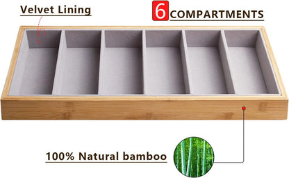 Natural bamboo Glasses Eyeglass Eyewear Sun glasses Sunglasses Box Storage Case Tray Display Showcase Organizer Box