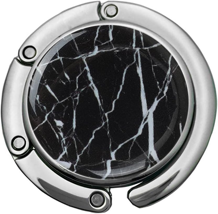 Bosketo Foldable Purse Hook Womens Bag Table Hanger Collection Desk Hooks for Purse (3pack Pretty Floral Hook)
