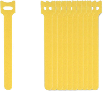 California JOS 60 PCS 6 Inches Reusable Cable Ties, Wire Ties, Cord Organizer, Cable Organizer, Adjustable Cable Management - White