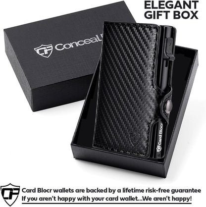 Conceal Plus Wallet Finder Slim Tracker, 5-Year Battery Life - Never Needs Charging, Track Wallet, Backpack, Luggage and More, Works with Apple Find My iOS Only (Android Not Supported)
