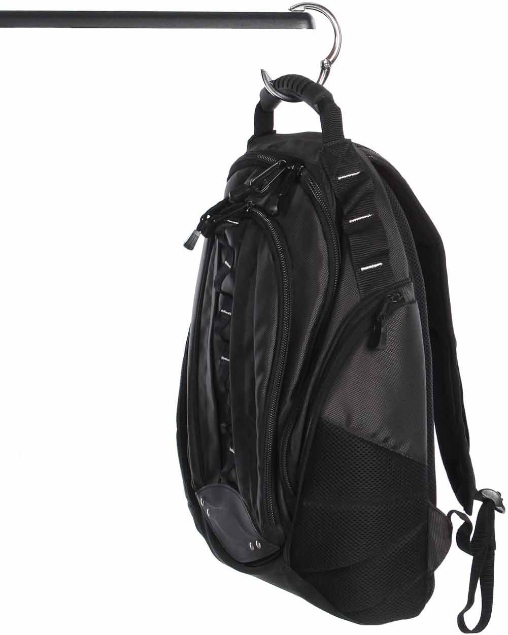 Clipa Bag Hanger - The Ring that Opens Into a Hook, Closes Automatically | Hangs Almost Anywhere in Just 1/2" of Space | Holds 33 lbs | 9 Styles | 3 yr Warranty