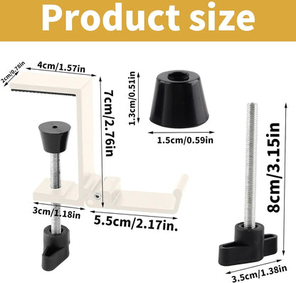 JAKO Headphone Stand for Desk, Aluminum Alloy Foldable Headphone Holder - Headset Stand Hook Mount, PC Gaming Headset Holder Under Desk Clamp for Office, Computer, Student Class Table, Handmade Table