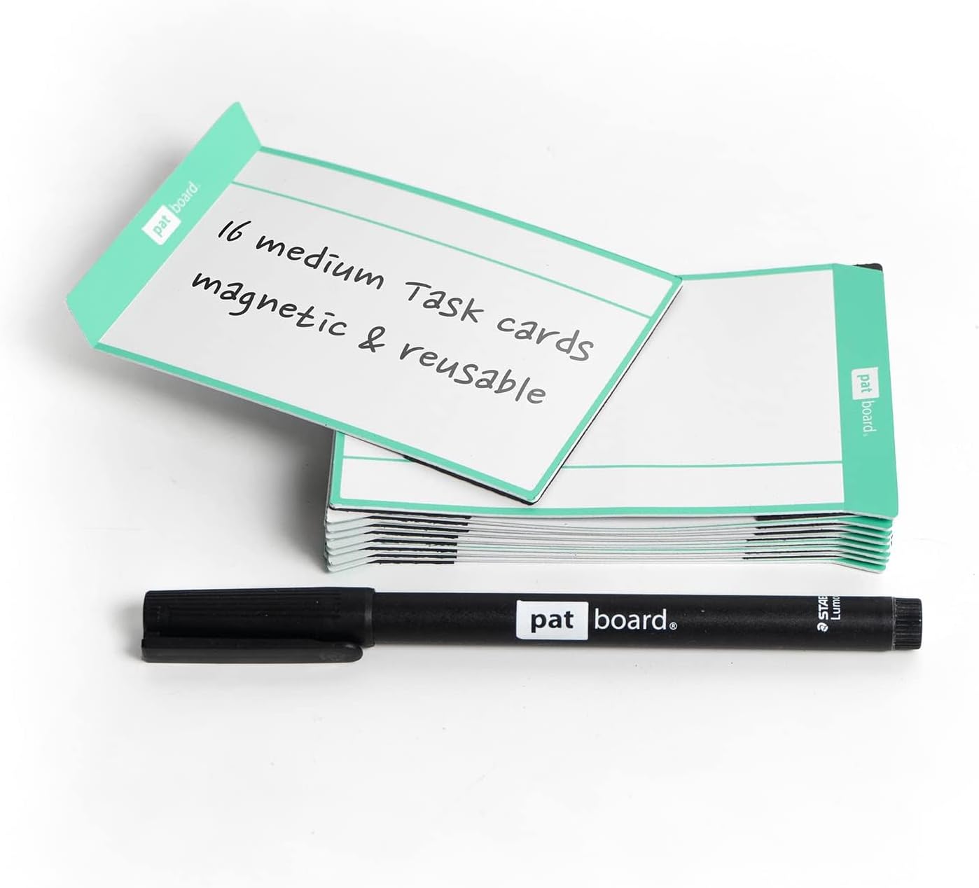 PATboard Scrum Board and Kanban Board Medium TASKcards Magnetic - Mint Green