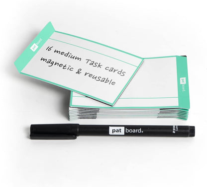 PATboard Scrum Board and Kanban Board Medium TASKcards Magnetic - Mint Green