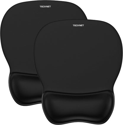 TECKNET Gel Mouse Pad with Wrist Rest, Ergonomic Office Mousepad with Wrist Support - Non-Slip & Smooth Surface Comfortable Desk Accessories Mat for Office, Gaming and Study - Gradient