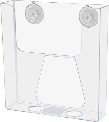 Marketing Holders 6 Pack Suction Cup Brochure Holder Holds 6 Inch Wide Literature Window or Glass Wall Mount Display Indoor Graphic Images Amenity Flyers or Reference Sheet Racks