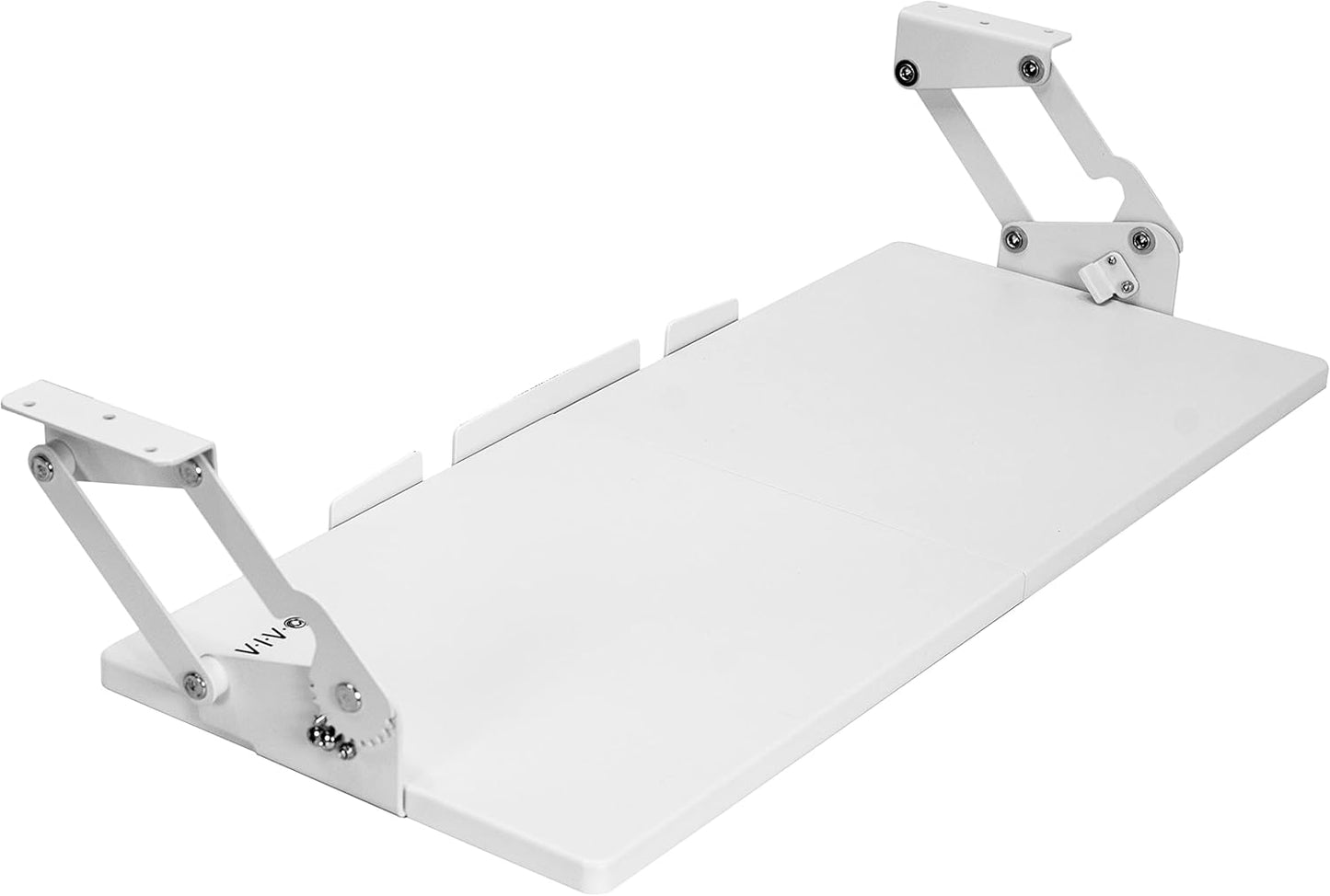 VIVO Large Under Desk 34 x 11 inch Computer Keyboard and Mouse Tray with Swinging Height Adjustment, 12 Settings, Platform Drawer for Typing, Black, MOUNT-KB34S