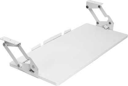 VIVO Large Under Desk 34 x 11 inch Computer Keyboard and Mouse Tray with Swinging Height Adjustment, 12 Settings, Platform Drawer for Typing, Black, MOUNT-KB34S