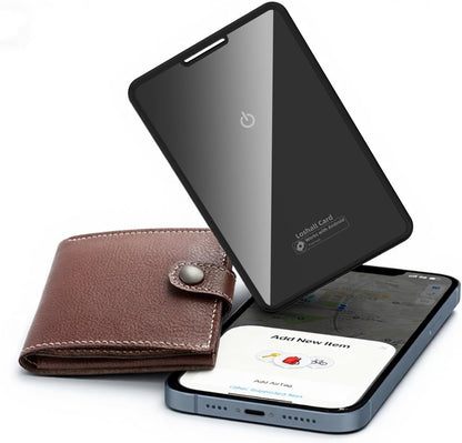 Wallet Tracker Card for Android UNASTUD Wallet Finder Work with Google Find Hub GPS Smart Tracking Card Tracker 1.8mm Thickness, IP68 Waterproof, 1-Year Battery Life for Wallet,Bag,Purse, Passport,etc