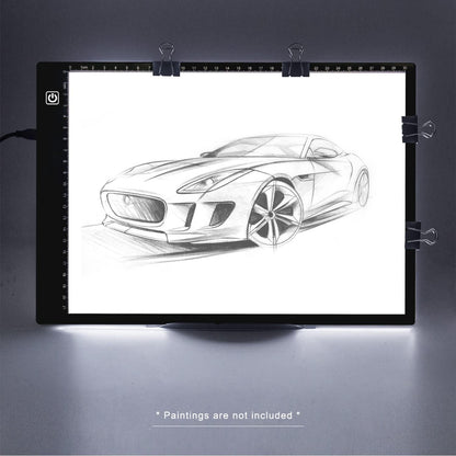 SevenFish Diamond Painting Accessories A4 Light Pad, Upgraded Light Board High Brightness No Black Dots Diamond Art Light Box for Diamond Painting Tools, Drawing/Tracing/Craft/Sketching/Weeding Vinyl