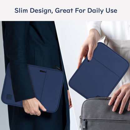 Dadanism 9-11 Inch Tablet Sleeve Padded Carrying Case for iPad (A16) 11th Gen 11", iPad 10th Gen 10.9", iPad Air M4/Pro M5 11", iPad Air 5/4, iPad 9/8/7th Gen, Galaxy Tab A11+ Plus 11", Blue