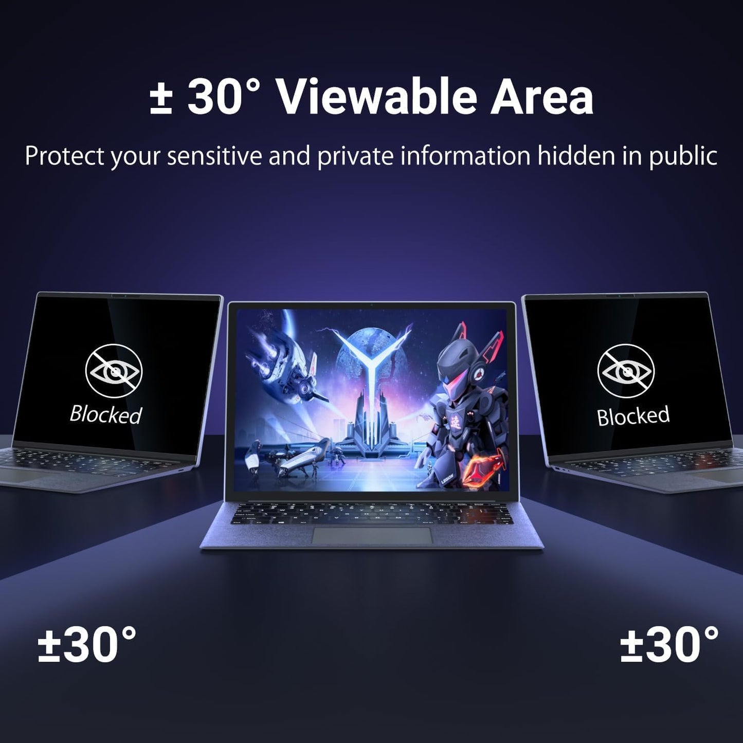 ZOEGAA Surface Laptop 7 Privacy Screen,Magnetic Removable Touchable Privacy Screen for Microsoft Surface Laptop 13.8 inch,Anti-Blue Light Anti-Scratch