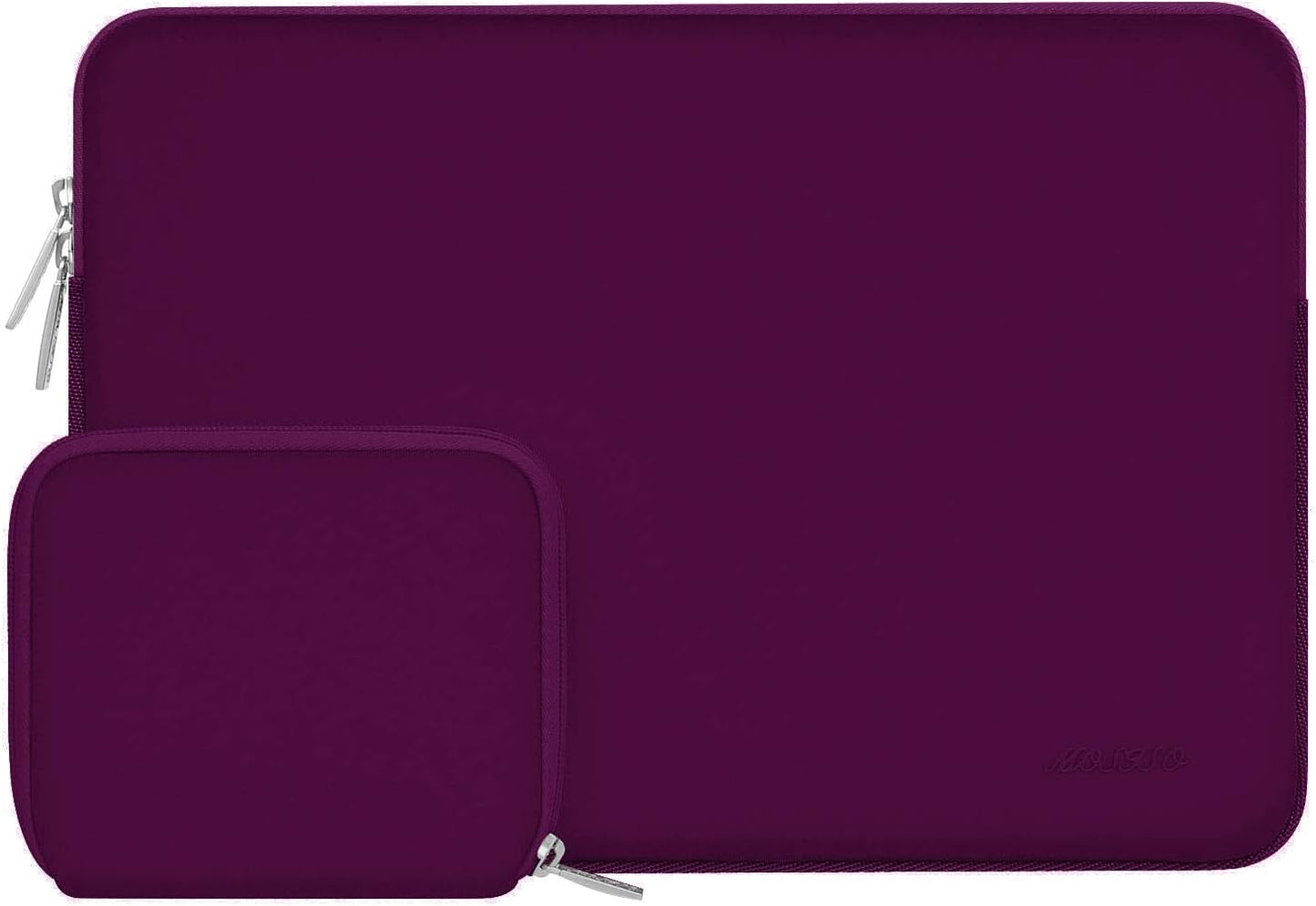 MOSISO Laptop Case 13.3 inch, 13-13.3 inch Laptop Sleeve Bag Compatible with MacBook Air/Pro 13/Pro 14 M5 M4 M3 M2 M1, HP Dell ASUS Lenovo, Neoprene Computer Sleeve Bag with Small Case, Baby Pink - Colors B