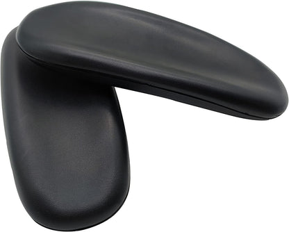Replacement Office Chair Arm Replacement Armrest Pads Oval Shaped Office Chair Parts Arm Rest for Desk Chair with Mounting Hole Patterns Screws (Fashion)