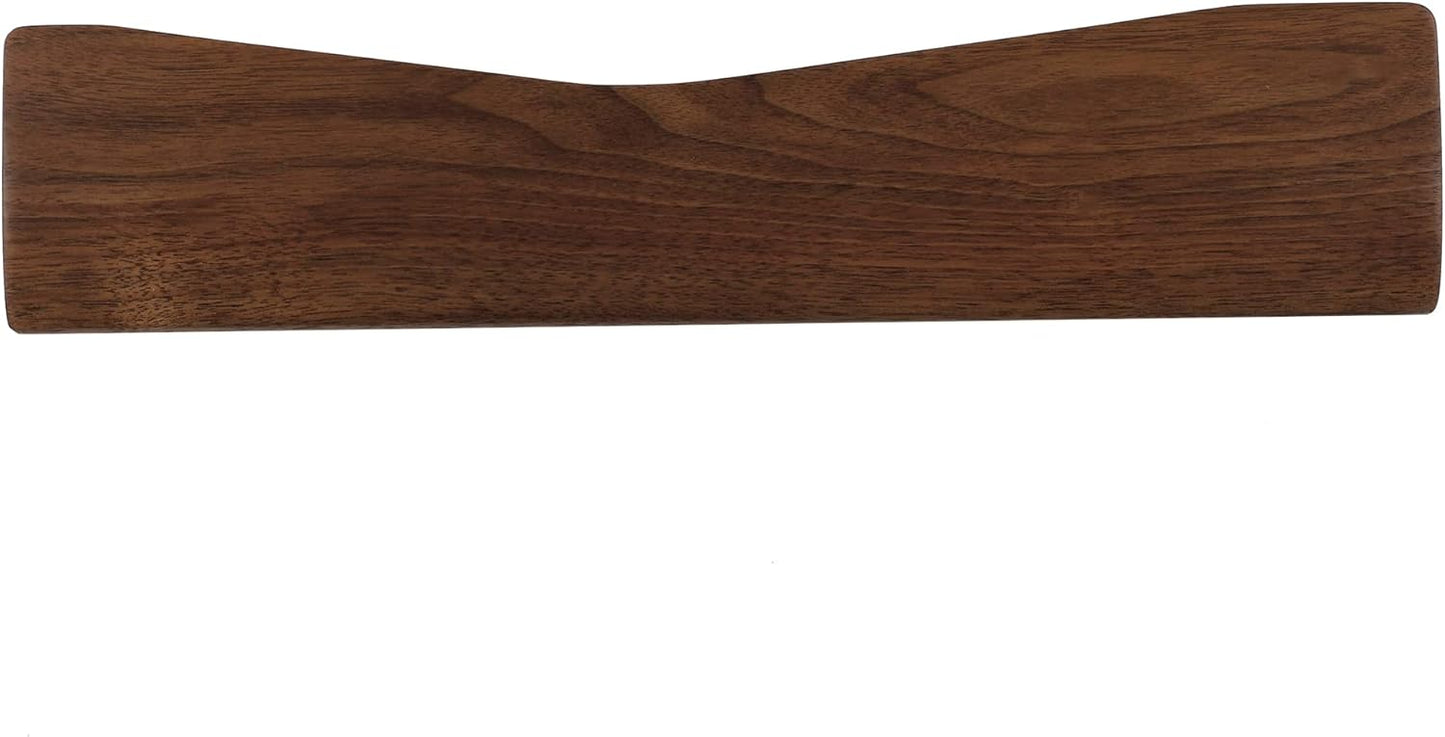 2 pcs Mini Wood Wrist Rest Portable Movable Solid Wooden Walnut Beech for Most Mechanical Keyboard Numpad Sp64