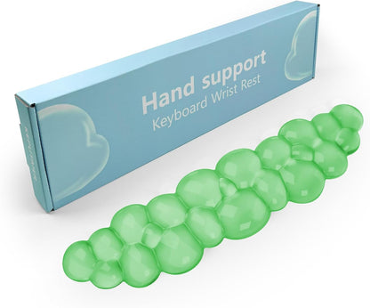Gel Cloud Keyboard and Mouse Wrist Rest, Cute Wrist Support and Arm Support Keyboard Rest for Keyboard and Mouse Typing Pain Relief，Suitable for Office/Computer/Laptop/Gaming（White）