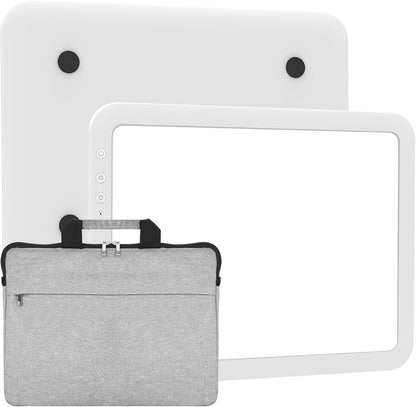 TOHETO A4 Rechargeable Led Super Bright Light Pad Powered by 3500mAh Lithium Battery for Weeding Vinyl Tool, Portable Wireless Light Board/Box for Tracing, Diamond Painting, Sketching & Drawing