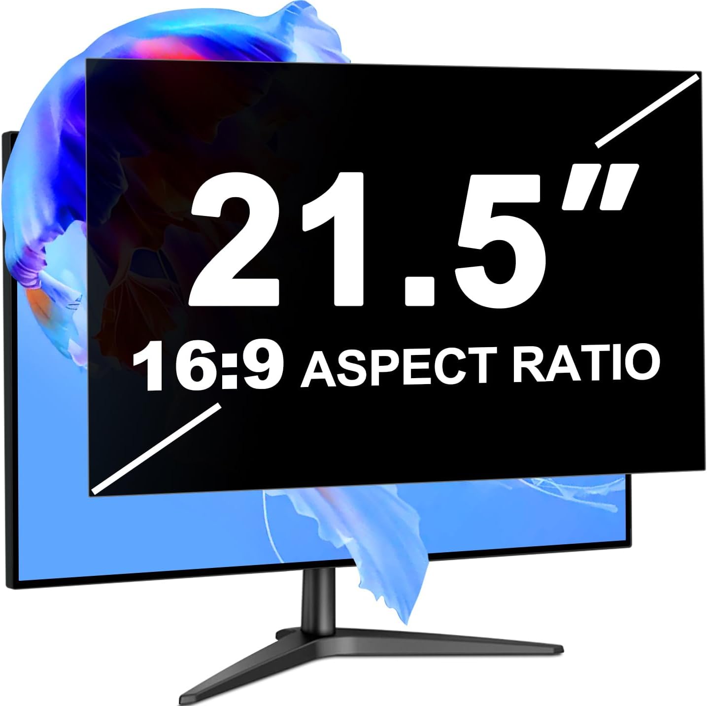 Laptop Privacy Screen 14 Inch 16:9 Aspect Ratio, Laptop Screen Privacy Shield Compatible With Lenovo Hp Dell Acer Asus Thinkpad Envy Xps, Removable Anti Glare Blue Light Computer Filter Protector