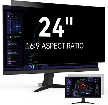 Laptop Privacy Screen 14 Inch Compatible with HP/Dell/Acer/Samsung/Asus/Lenovo/Toshiba,16:10 Aspect Removable Anti Glare Blue Light Filter Protector, 14 in Laptop Privacy Screen Shield