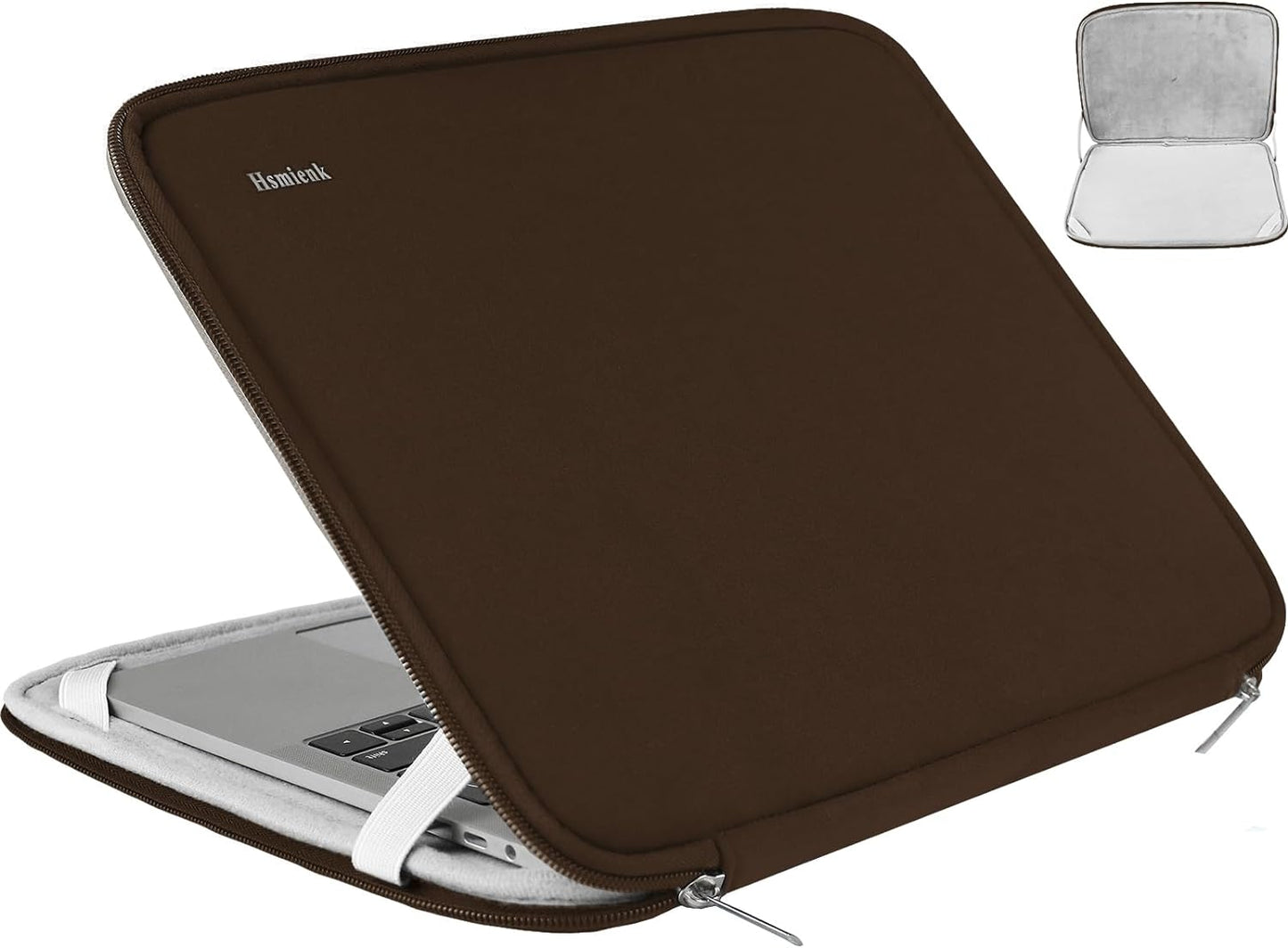 Laptop Sleeve 15.6 Inch, Durable Shockproof Protective Cover Flip Case Briefcase Carrying Computer Bag Case Compatible with 15.6 Inch HP, ASUS, Lenovo, Acer, Notebook, Computer, Black