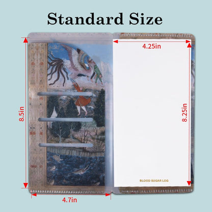 qianshan Travelers Notebook Inserts with PVC Sleeve,Undated Weekly Planner,Weekly To Do List Notepad,TN Journal,30 Sheets,8.5" x 4.7",Pocket Travelers Notebook for Journals,Diaries,Planners,Pink Cat