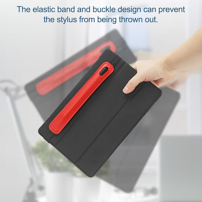 PATIKIL Stylus Holder for Tablet, Universal Pen Sleeve Retractable Stylus Pen Holder Elastic Pencil Pocket Case Protective Pouch for Tablet Case Notebook, Pink
