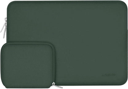 MOSISO Laptop Case 13.3 inch, 13-13.3 inch Laptop Sleeve Bag Compatible with MacBook Air/Pro 13/Pro 14 M5 M4 M3 M2 M1, HP Dell ASUS Lenovo, Neoprene Computer Sleeve Bag with Small Case, Baby Pink - Colors B