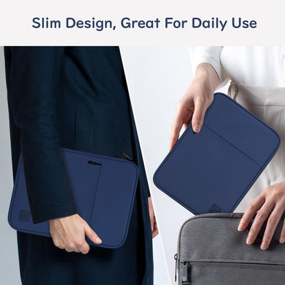 Dadanism 9-11 Inch Tablet Sleeve Padded Carrying Case for iPad (A16) 11th Gen 11", iPad 10th Gen 10.9", iPad Air M4/Pro M5 11", iPad Air 5/4, iPad 9/8/7th Gen, Galaxy Tab A11+ Plus 11", Blue