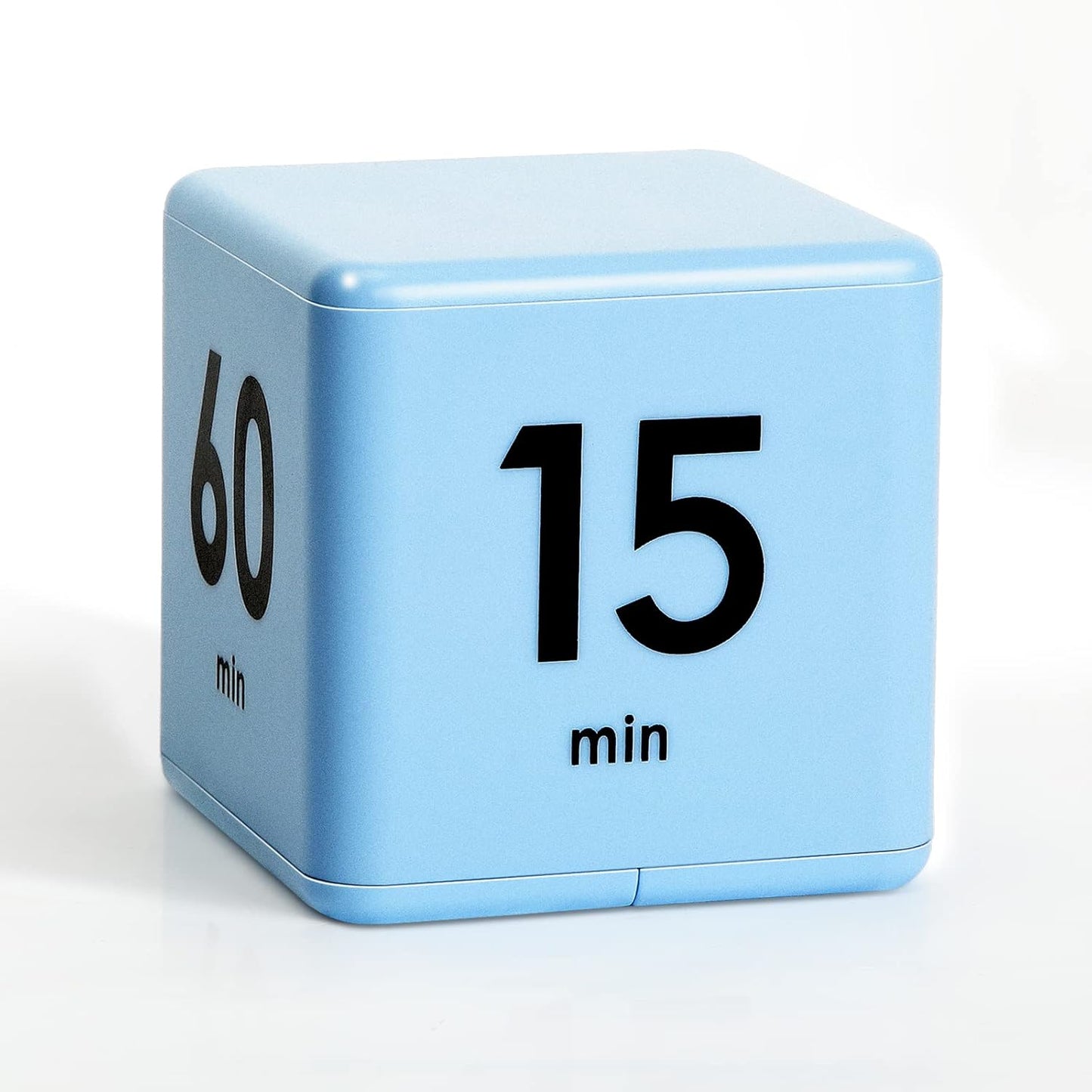 Weewooday Cube Timer, Gravity Sensor Flip Timer for ADHD Productivity, Classroom Kitchen Study Workout Cooking Desk Timers for Time Management, 15 20 30 60 Minutes Countdown Tool(Pink)