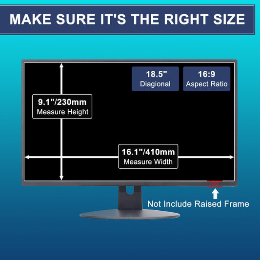 2Pack 22" Anti Glare Matte Monitor Screen Protector for Sceptre/LG/Dell/HP/Acer/ViewSonic/ASUS/Aoc/Samsung Diagonal 22" 16:10 LED PC Screen Gaming Monitor Eye Protection Film (L x W/474 x 296)