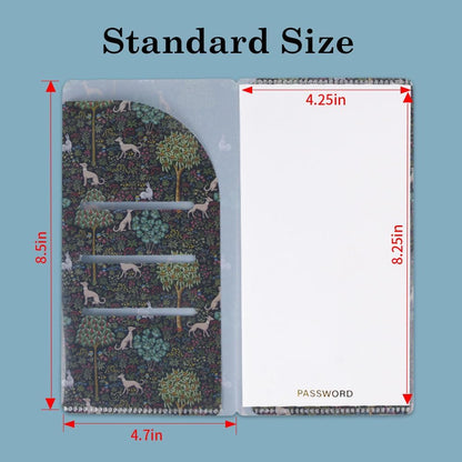 qianshan Travelers Notebook Inserts with PVC Sleeve,Undated Weekly Planner,Weekly To Do List Notepad,TN Journal,30 Sheets,8.5" x 4.7",Pocket Travelers Notebook for Journals,Diaries,Planners,Pink Cat