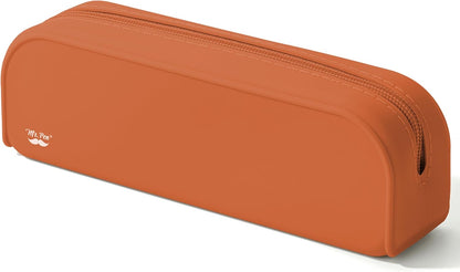 Mr. Pen- Silicone Pencil Case, Aesthetic Pencil Bag for Women, Makeup Pouch, Multifunctional Pouch for Stationery, Cosmetics and Electrical Goods Storage