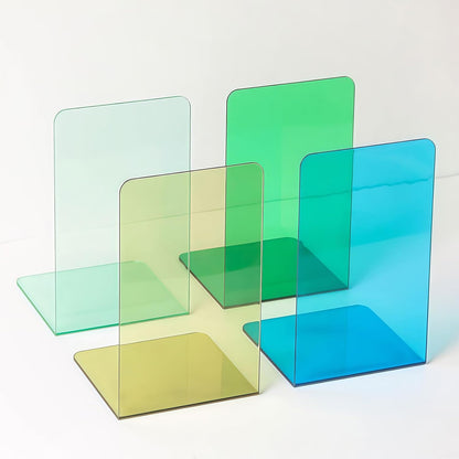Book Stand for Display, Clear Bookends for Bookshelves, Decorative Book Holder for Music Sheets and Magazines