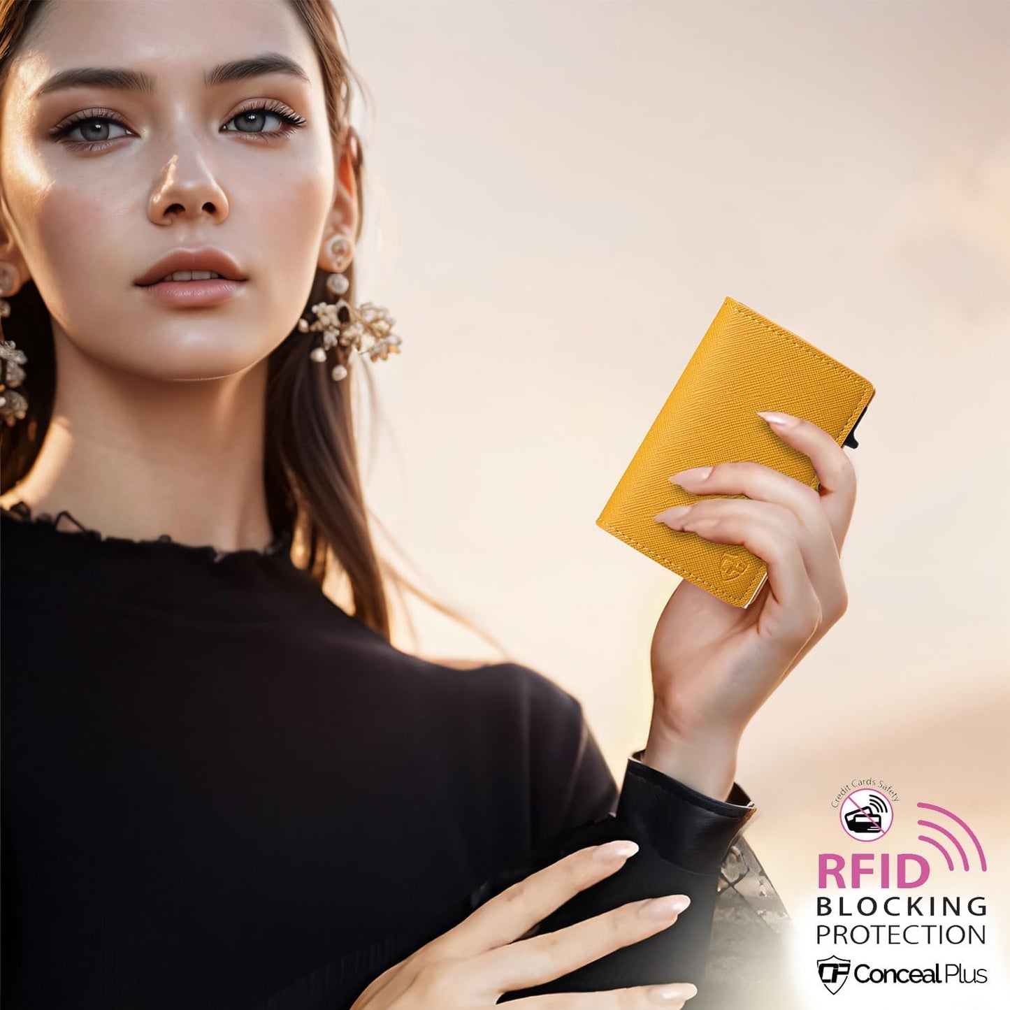 Conceal Plus Wallet Finder Slim Tracker, 5-Year Battery Life - Never Needs Charging, Track Wallet, Backpack, Luggage and More, Works with Apple Find My iOS Only (Android Not Supported)