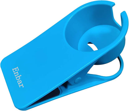 Drink Cup Holder Clip Home Office Table Desk Side Huge Clip Water Drink Beverage Soda Coffee Mug Holder Cup Saucer Clip Design