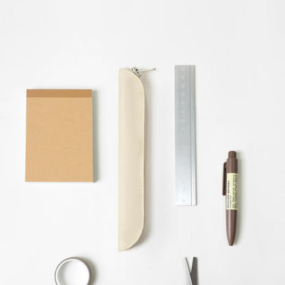Pencil Case Durable Pencil Pouch for Pens School Featuring Oxford Lap Design (Khaki,Oxford)