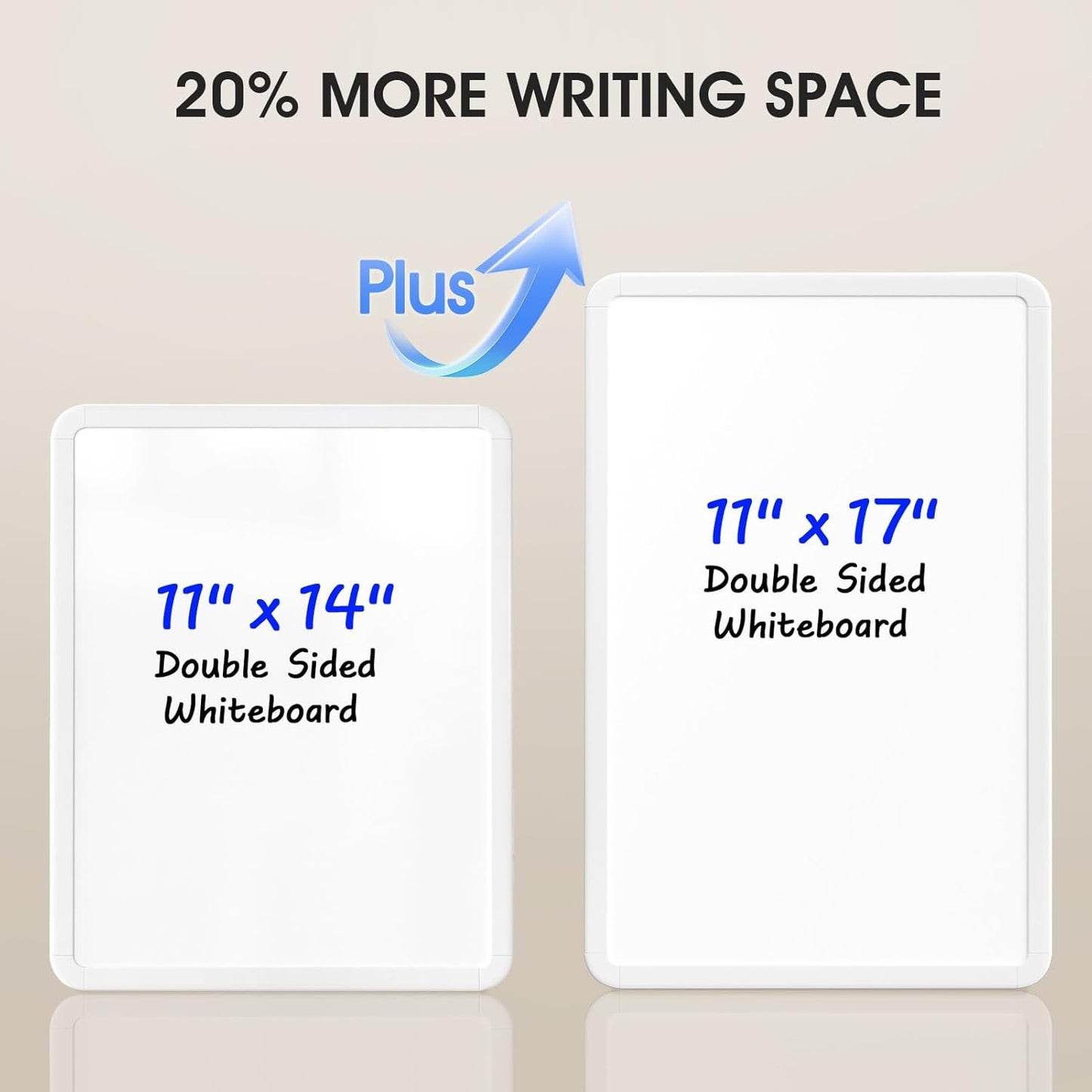MaxGear Weekly Dry Erase Calendar Board for Wall, 11 x 17 Inch Double-Sided Magnetic Whiteboard, Weekly Planner on One Side and Blank Whiteboard on the Other, Includes 3 Color Markers and Magnets