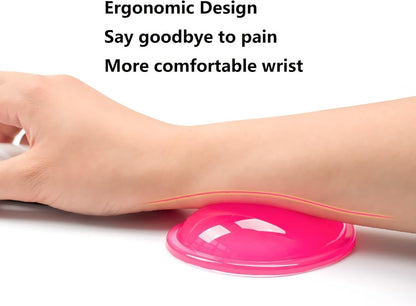 Ergonomic Gel Wrist Rest for Mouse, Computer Mouse Wrist Support for Arm Pain Relief, Heart-Shaped Cute Hand Wrist Cushion for Home and Office Working Gaming Anti-Fatigu