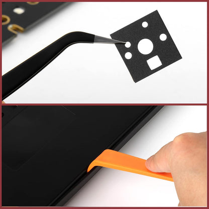 Poron Keyboard PCB Foam 84 Layout, Poron Switch Pads 120Pcs and Keyboard Sound Dampeners