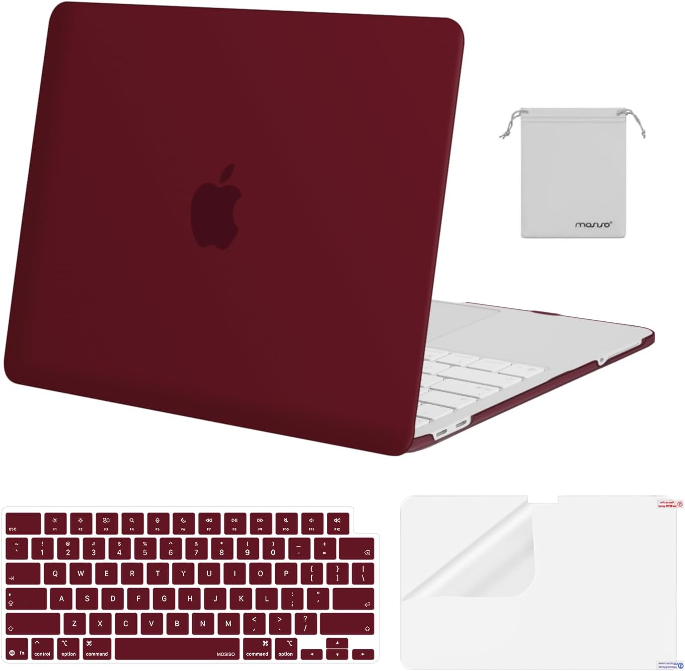 MOSISO Compatible with MacBook Neo Case 13 inch 2026 Release Model A3404 with A18 Pro Chip, 4 in 1 Kit Precision Fit Crack & Scratch Resistant Protective Hard Shell Case Cover, Crystal Clear
