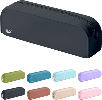 Mr. Pen- Silicone Pencil Case, Aesthetic Pencil Bag for Women, Makeup Pouch, Multifunctional Pouch for Stationery, Cosmetics and Electrical Goods Storage