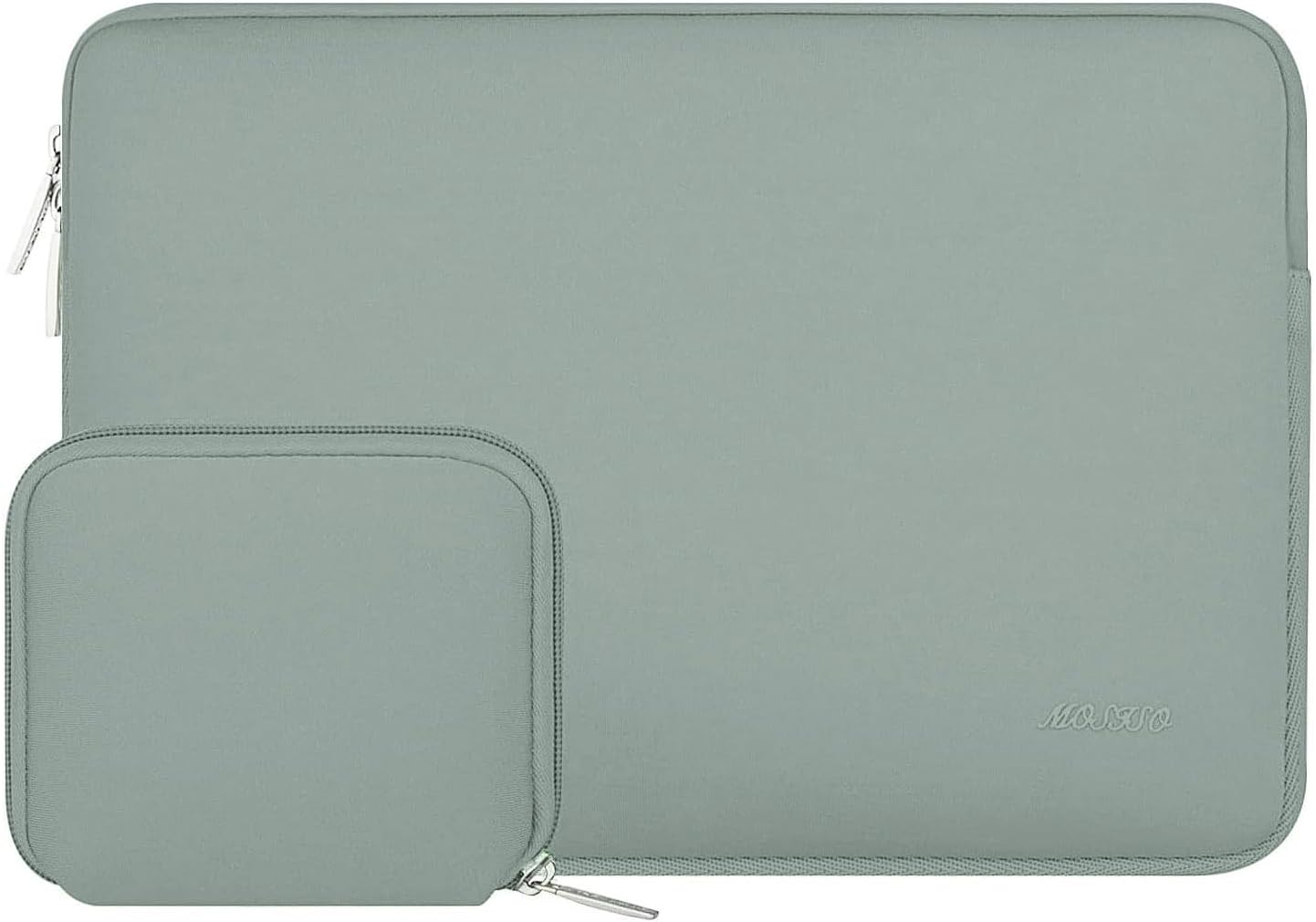 MOSISO Laptop Case 13.3 inch, 13-13.3 inch Laptop Sleeve Bag Compatible with MacBook Air/Pro 13/Pro 14 M5 M4 M3 M2 M1, HP Dell ASUS Lenovo, Neoprene Computer Sleeve Bag with Small Case, Baby Pink - Colors B