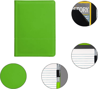 Padfolio/Portfolio Binder, Mini Padfolio Portfolio Binder 5 x 8 Legal Writing Pad, A5 Document Organizer Folder for Men Women, Black
