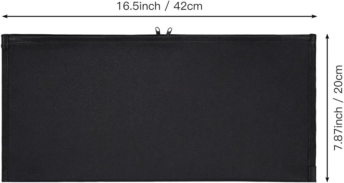 Keyboard Bag Case Sleeve Pouch for Universal Keyboard, Logitech/Razer/Das/Havit/Apple Magic Keyboard Protector, Wireless/Wire Computer/Gaming PC Keyboard Dust Cover-Black