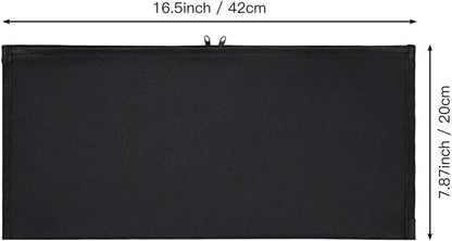 Keyboard Bag Case Sleeve Pouch for Universal Keyboard, Logitech/Razer/Das/Havit/Apple Magic Keyboard Protector, Wireless/Wire Computer/Gaming PC Keyboard Dust Cover-Black